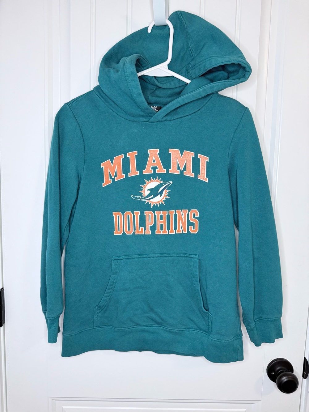 Miami Dolphins Teal Kids Hoodie - Youth Team Pullover